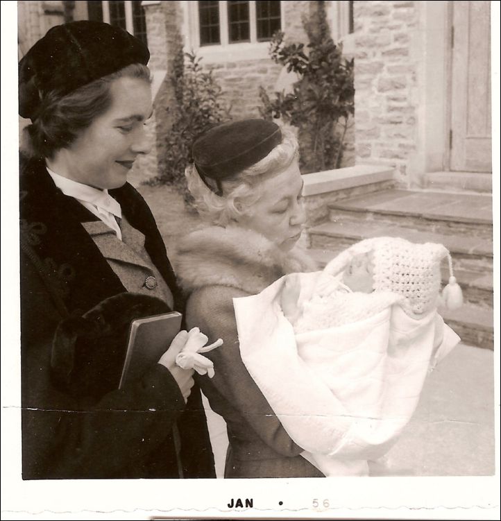 330Marian Carrothers, daughter and granddaughter Holly baptism